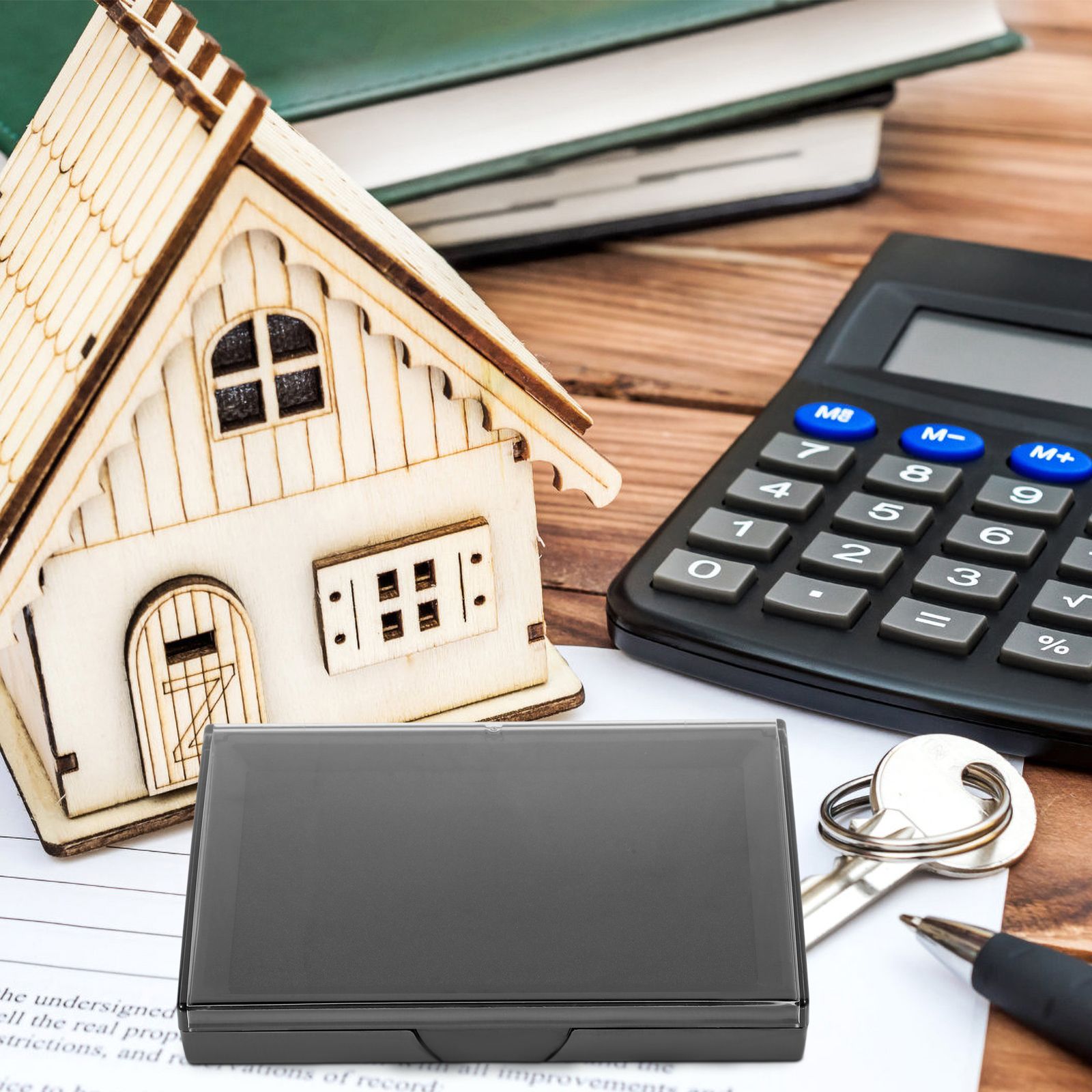 Groot formaat sneldrogend stempelkussen Financiële stempelkussen Plastic kalligrafiebenodigdheden Retrostijl Kantoorcadeau Lichtgewicht opslag