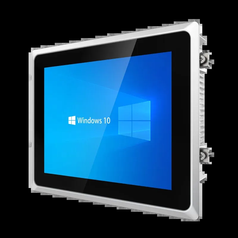 PC de panel industrial todo en uno de cuatro núcleos J6412 N5095 de 10,4 pulgadas con 4 USB compatible con WiFi 4G