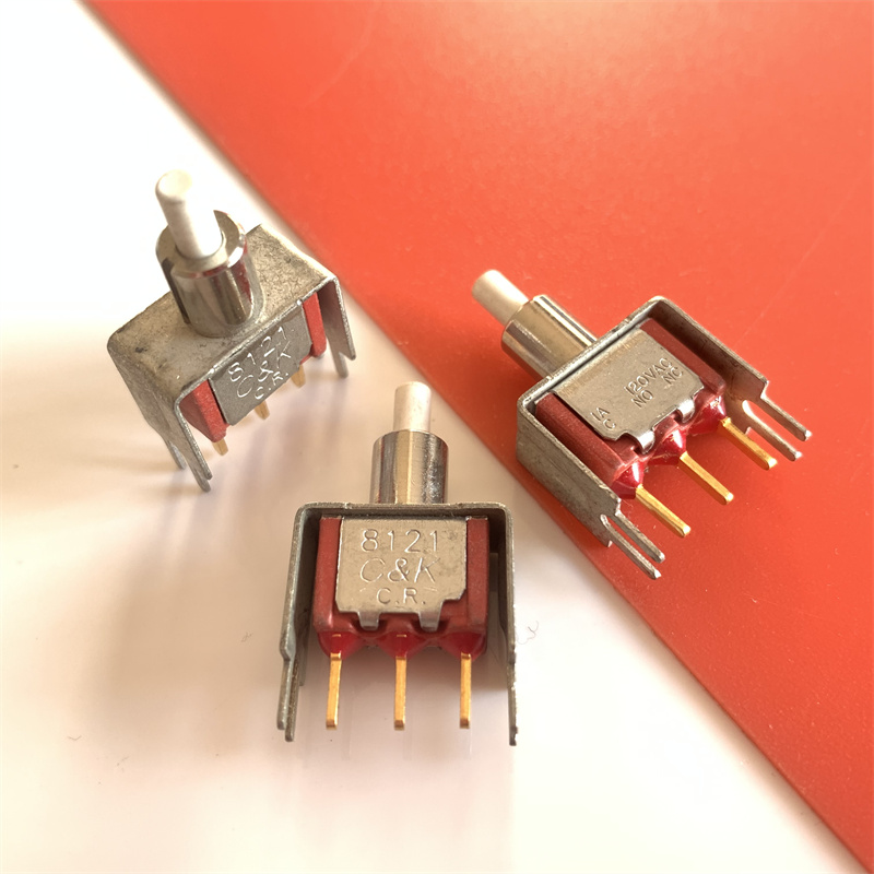 2 шт. 8121 кнопочный переключатель, импортный 8121SD3V3GE кнопка питания с самовозвратом 1A120V
