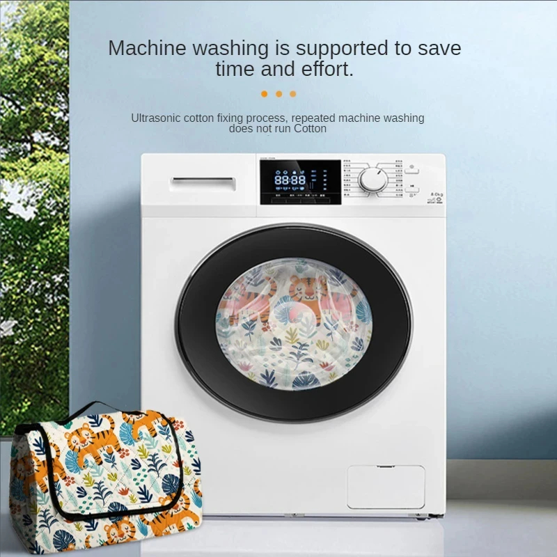 Outdoor Picnic Mat Baby Play Mat Large Back Waterproof Beach Blanket Portable Foldable Field Camping Mat for Travel Park