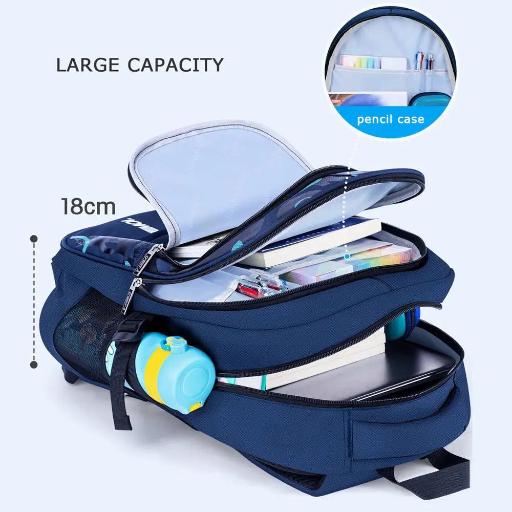Nuevas mochilas escolares para niños, mochila para niños en mochila escolar primaria para adolescentes, mochilas impermeables, bolsa para libros