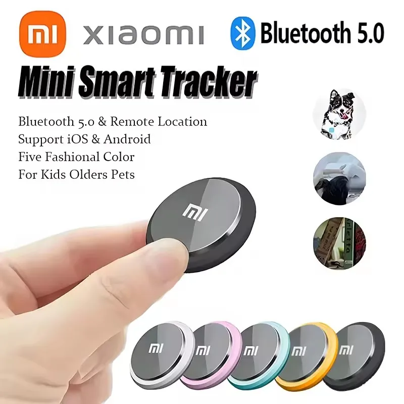 Xiaomi Mini Smart Anti-Lost Tracker Напоминание для домашних животных Детская сумка Кошелек 5G Bluetooth GPS Устройство Air Tag Finder Локатор слежения