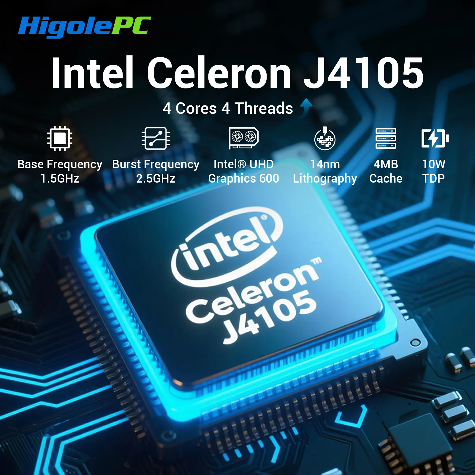 Higole Gole 1 Pro 5.5'' Fanless Mini PC Intel J4105 Windows 11 WiFi5 8G 128G 2500mAh with Screen Laptop Desktop PC Mini Computer