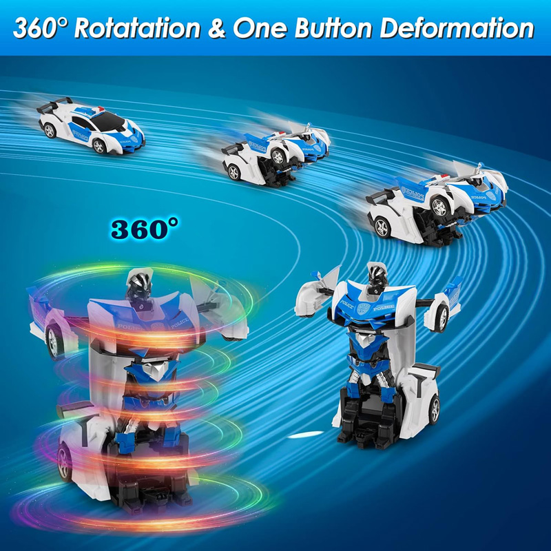ไฟฟ้า RC รถ 2 In 1 Transformation หุ่นยนต์กีฬารถหุ่นยนต์ของเล่นเด็ก REMOTE Cool RC การเปลี่ยนรูปรถยนต์ของเล่นเด็กของขวัญ
