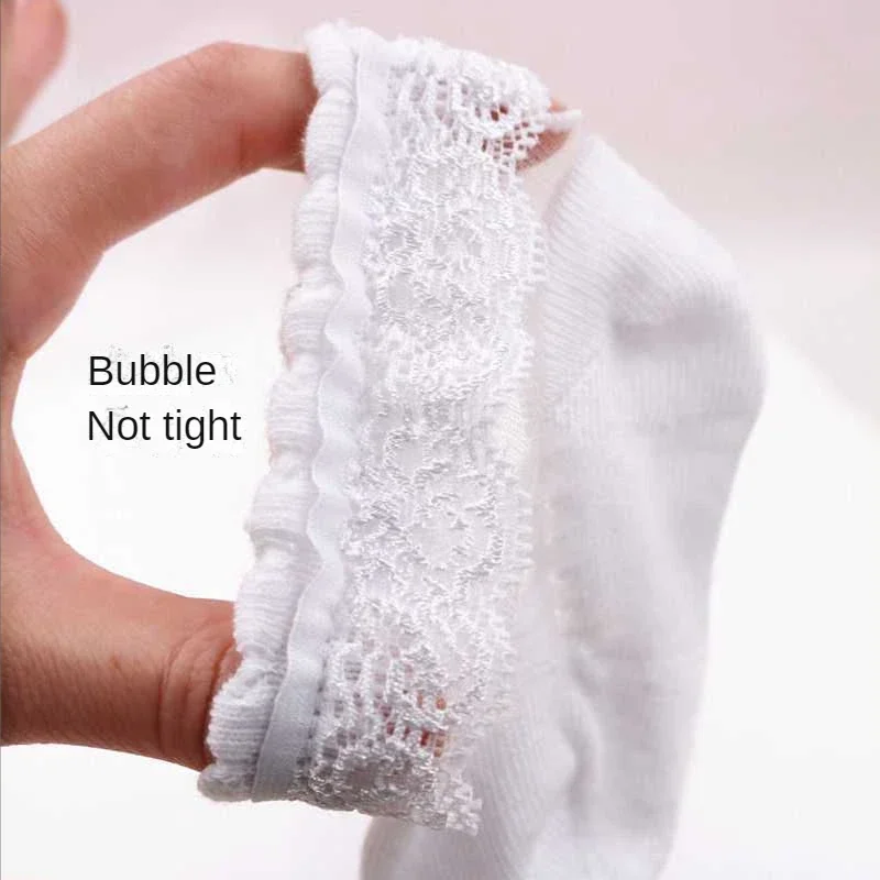 Calcetines bonitos de encaje con flores de malla para bebé recién nacido, Calcetines de algodón para niña, Calcetines antideslizantes transparentes, Calcetines Skarpetki Sokke
