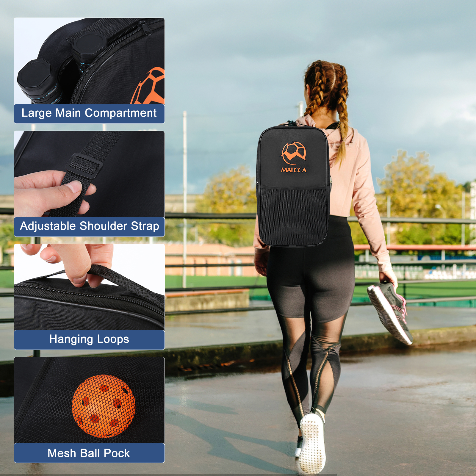 Pickleball Paddles USAPA ได้รับการอนุมัติชุดแร็กเก็ต Honeycomb Core 4 ลูกแบบพกพา Racquet กระเป๋าถือชุดของขวัญในร่มกลางแจ้ง
