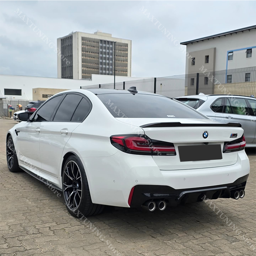 Untuk BMW 5 Series G30 F90 M5 PRO Style Spoiler Bagasi Belakang Aplitter Bibir Ekor Sayap ABS 520i 525i 530i 540i 530e XDrive 2017-2023
