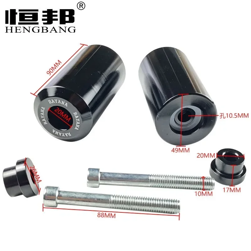 F900R Frame Slider Crash Protector For BMW F900 R 2020-2024 F 900 R GS Motorcycle Engine Crash Pad Fairing Guard Axle Slider