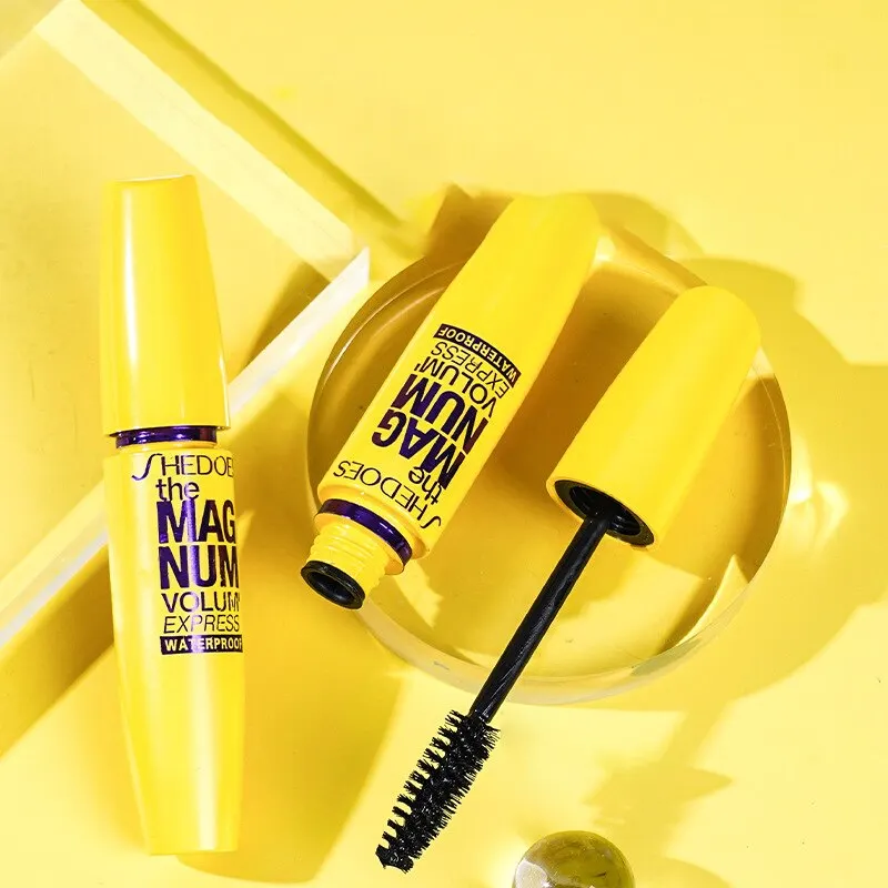 3D Mascara Cílios Longa Duração Grower Natural Impermeável Preto Profissional Cílios Escova Curl Engrossar Alongar Eye Cosmetics