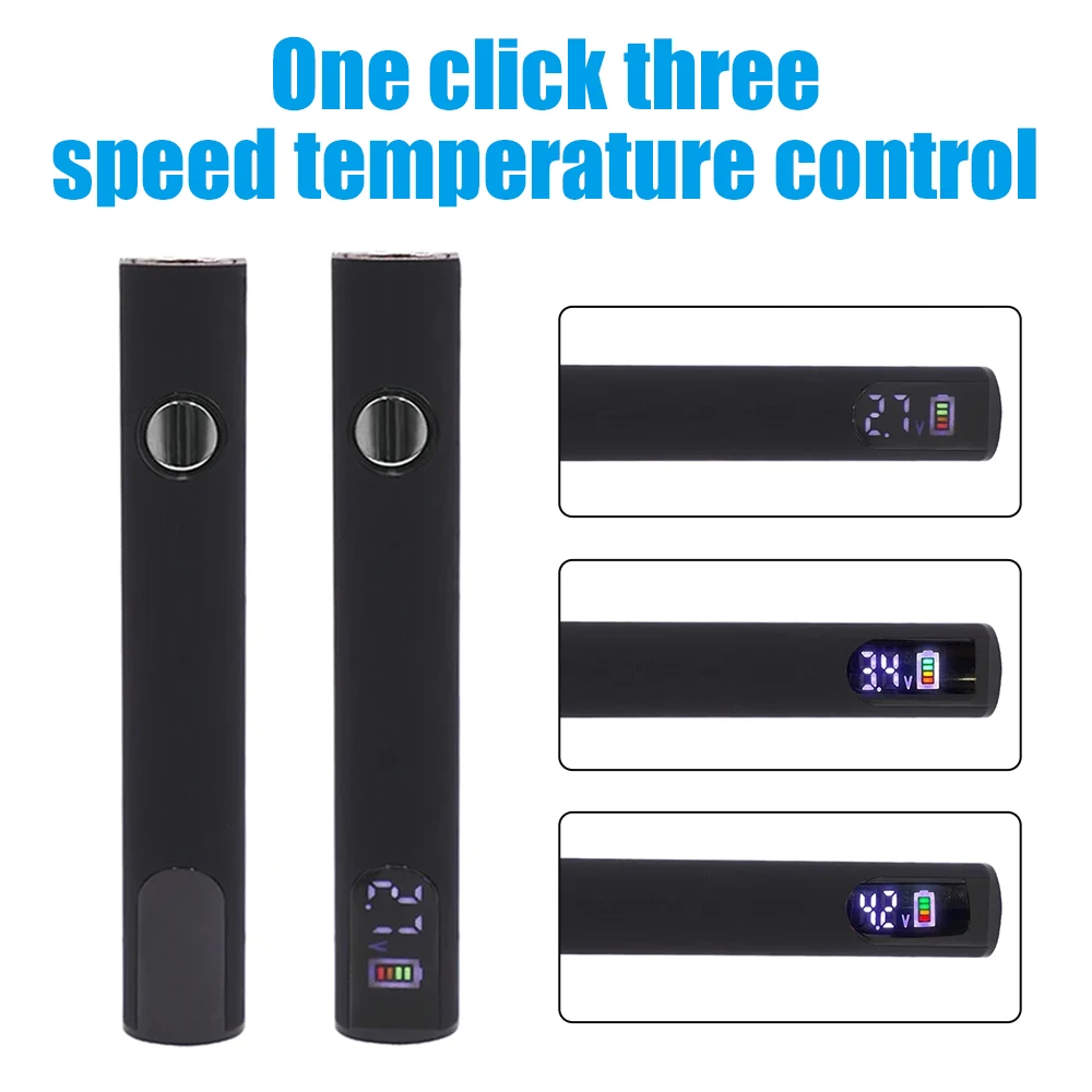 400 mAh 510 ดิจิตอลอุ่น 3-Speed Regulator หัวแร้งแบตเตอรี่ PUSH ปุ่มตัวควบคุมแบตเตอรี่บาร์บัดกรีเหล็กแบตเตอรี่
