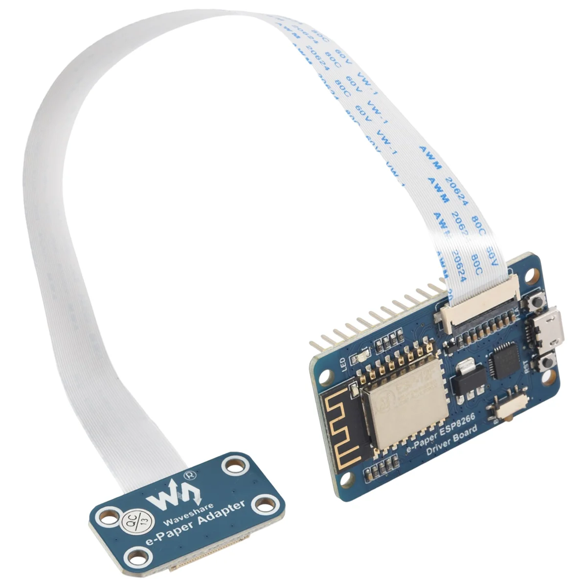 Waveshare แผงวงจร E-Paper, ESP8266รองรับ WiFi SoC สำหรับทุกระบบ E-Ink และอินเทอร์เฟซ Arduino