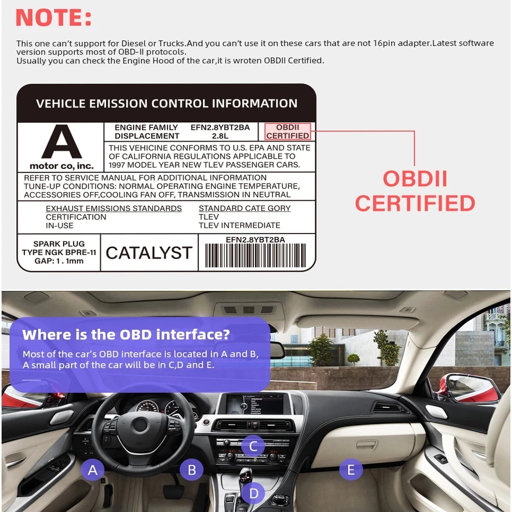 KONNWEI KW901 ELM327 V1.5 Bluetooth 5,0 OBD2 escáner para Android/IOS OBD 2 herramienta de diagnóstico de coche lector de código pk Vgate ICAR2 ICAR 2