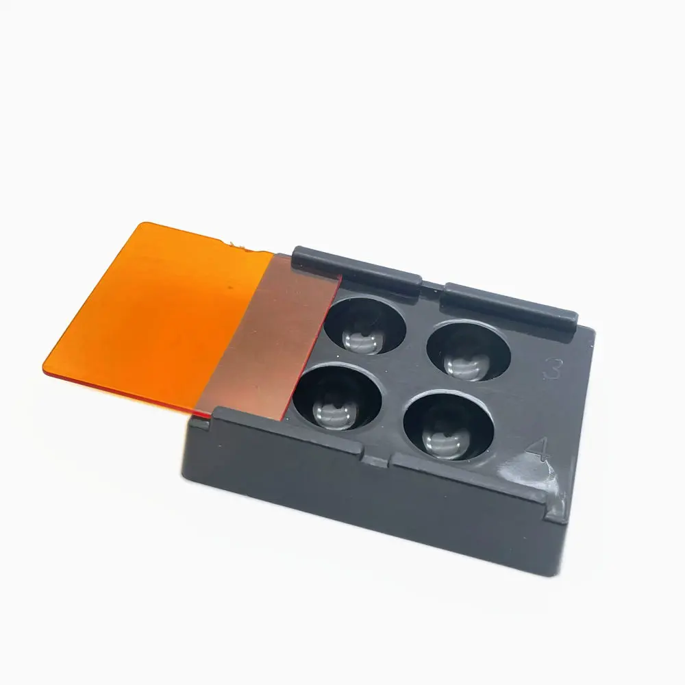 4 หลุม/8 หลุมทันตกรรมวีเนียร์กล่องเก็บฟัน Patch แรเงา Light Storage Case ฟันปลอม Retainer Molar กล่อง