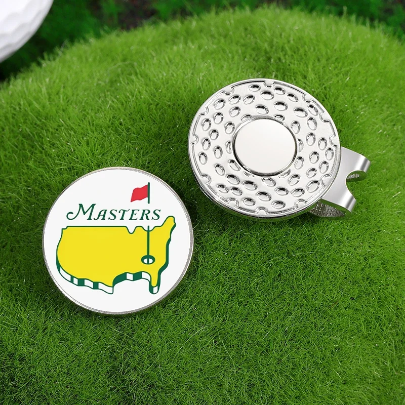 หมวกกอล์ฟคลิป Ball MARKER แม่เหล็กติดกับหมวกการ์ตูนธงรูปแบบเบสบอลหมวกคลิปเครื่องประดับอุปกรณ์เสริมของขวัญ