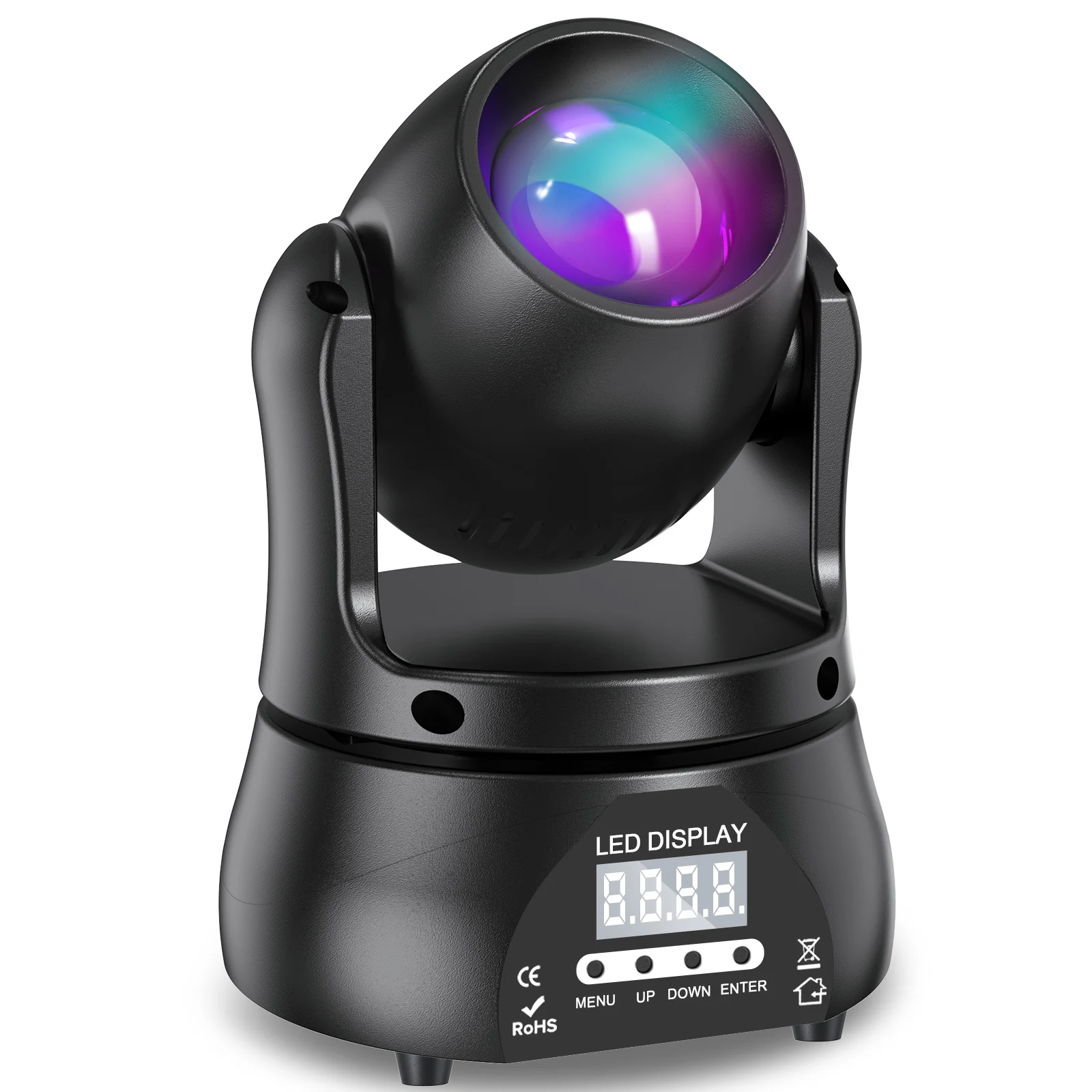 U'King 40W wiązka ruchoma głowica DMX512 RGBW światło sceniczne dla DJ-a koncertowa impreza weselna klub nocny profesjonalne oświetlenie efektowe