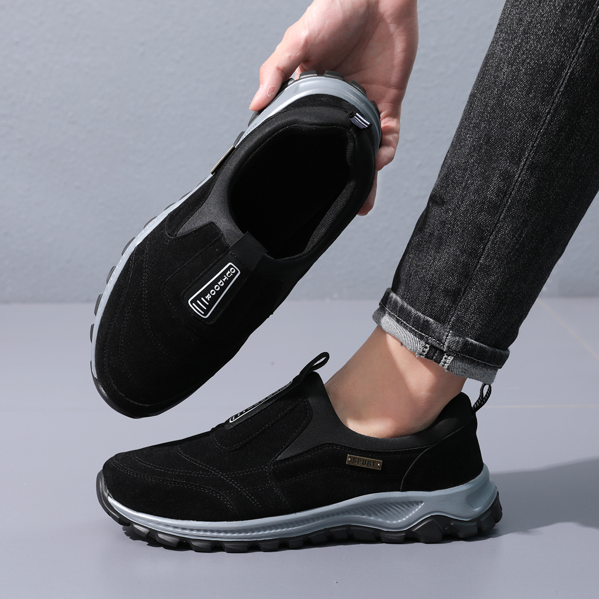 Jesienne męskie buty sportowe Casual Sneaker Outdoor Męskie buty wspinaczkowe dla mężczyzn Miękkie wygodne buty do biegania Zapatillas De Deporte