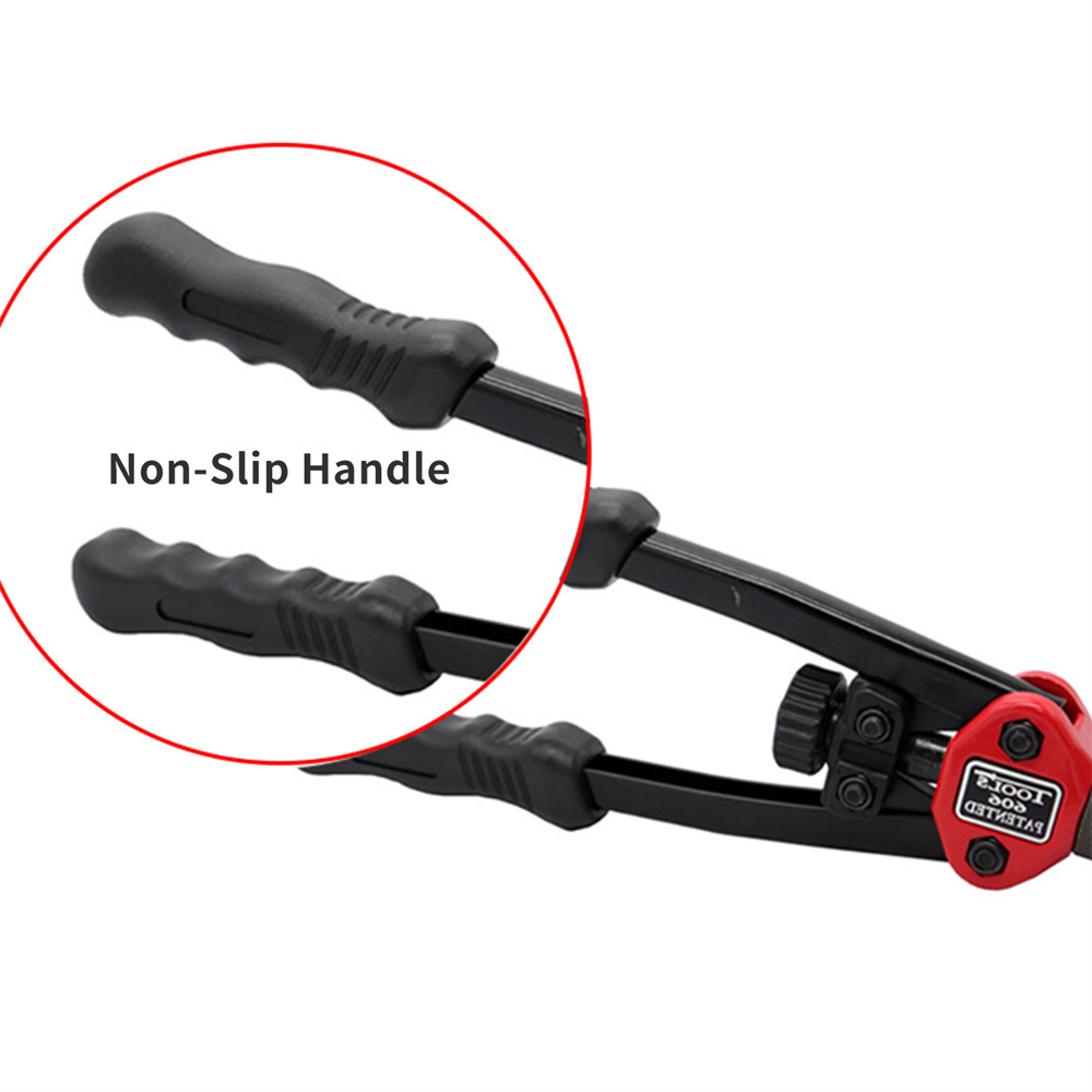 Manual Riveter Nut Tool M3-M12 Hand Blind Riveter Gun Rivet Nut Pull Cap Auto Set Rivet Nut head