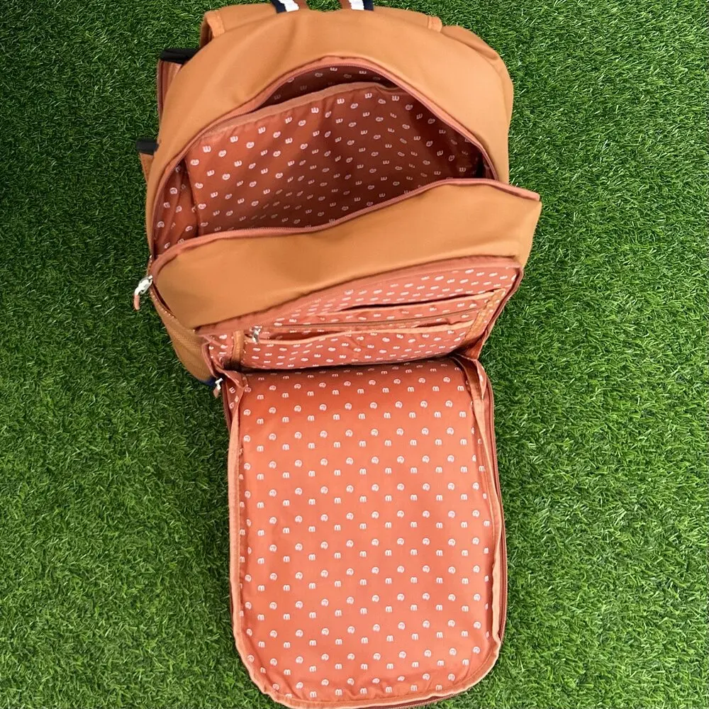Теннисная сумка Wilson Roland Garros Clay, французский открытый памятный рюкзак для теннисных ракеток, макс. для 2 ракеток с отделением