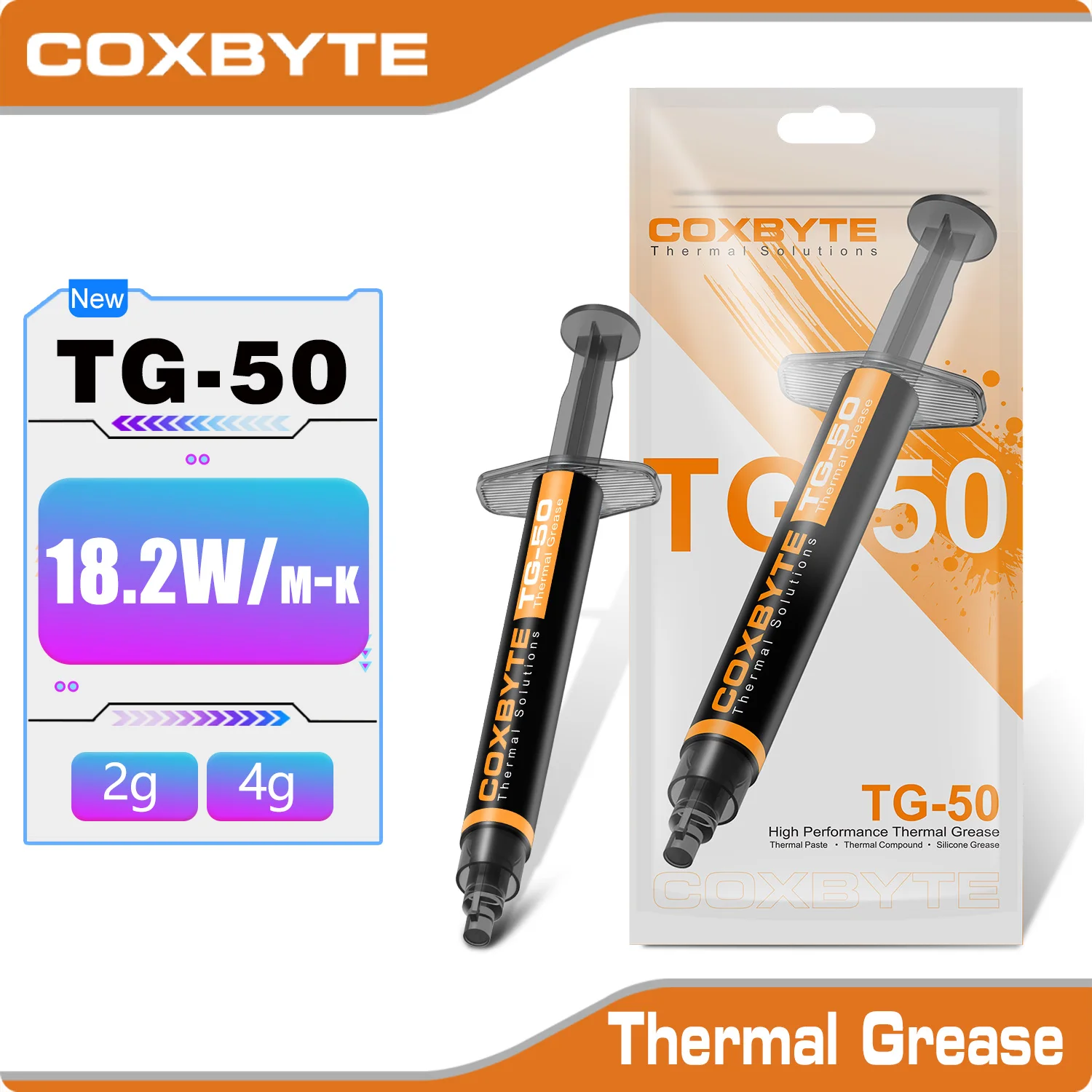 Coxbyte pasta térmica 18.2w/mk para cpu cooler amd processador intel ventilador de refrigeração do computador vga gpu composto dissipador de calor gesso