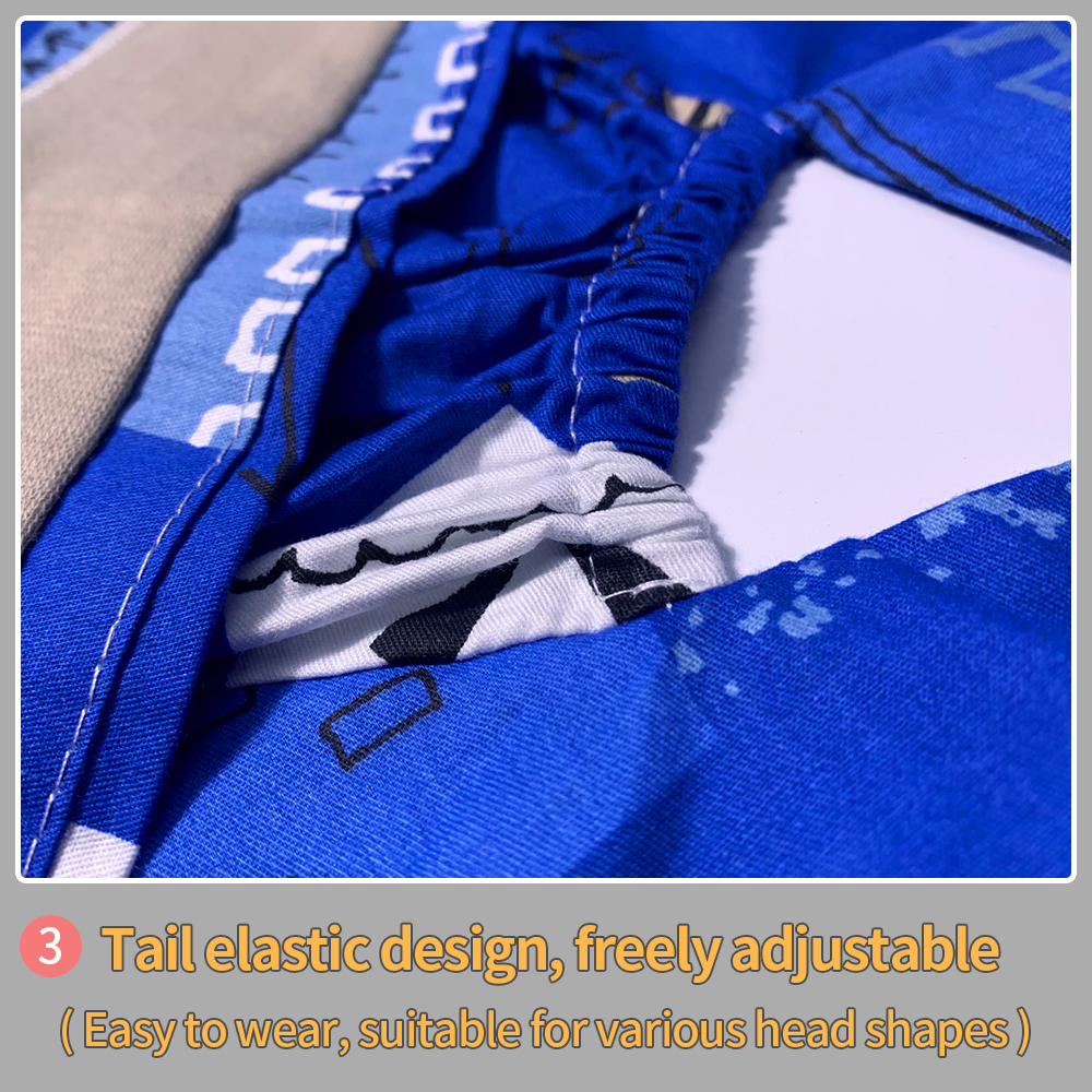 Gorro quirúrgico transpirable con estampado Floral de dibujos animados para hombre y mujer, gorro ajustable de algodón para enfermeras y dentistas