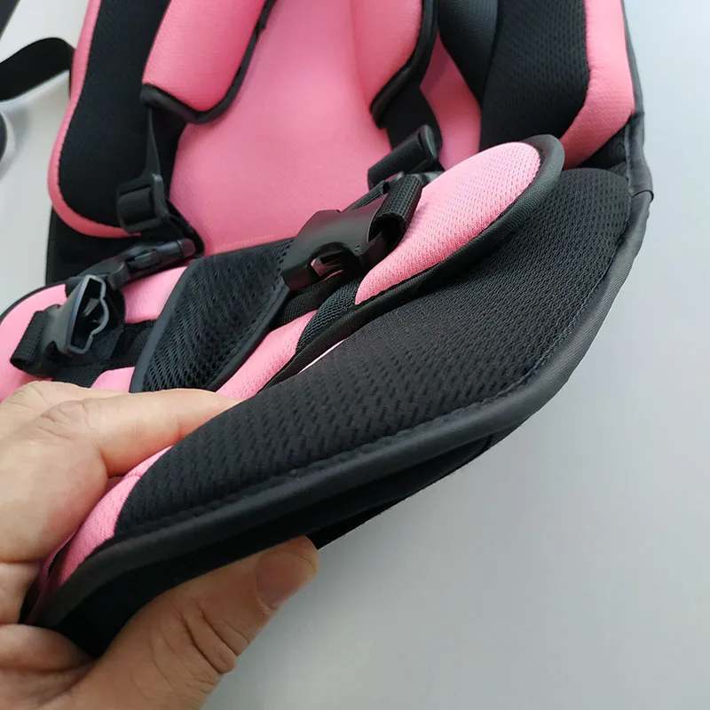 Almofada para mala de viagem de bebê com arnês, assento de carro, cadeira de jantar, colchão, cinto de segurança, dobrável, acessórios para bebês