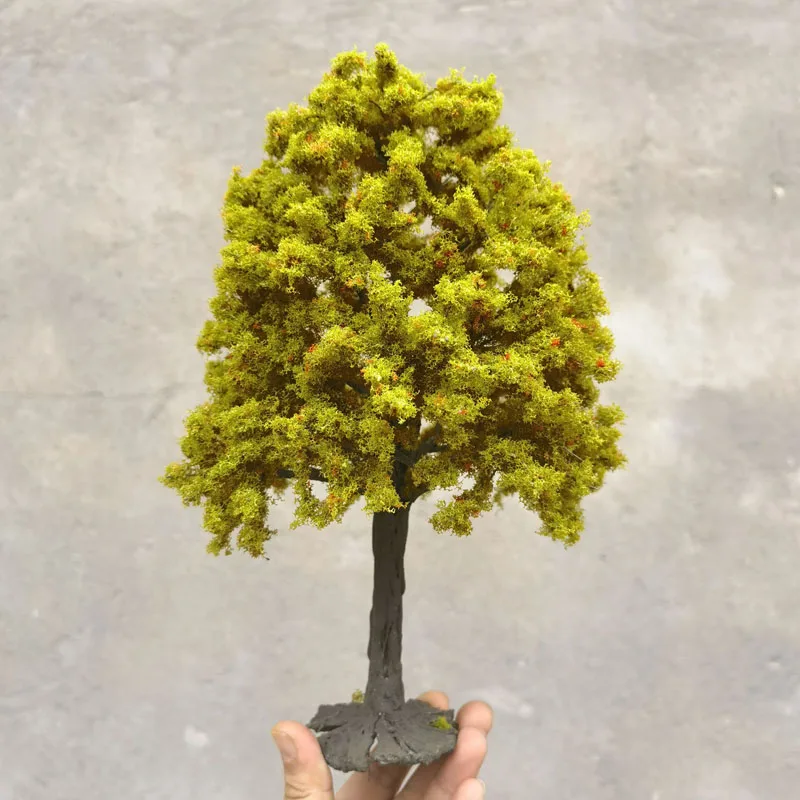 1pc 23-30cm Artifical Wire Trees Model Tree Architectural Model Material DIY Hand Crafted Tree Train Railway Sand Table Layout