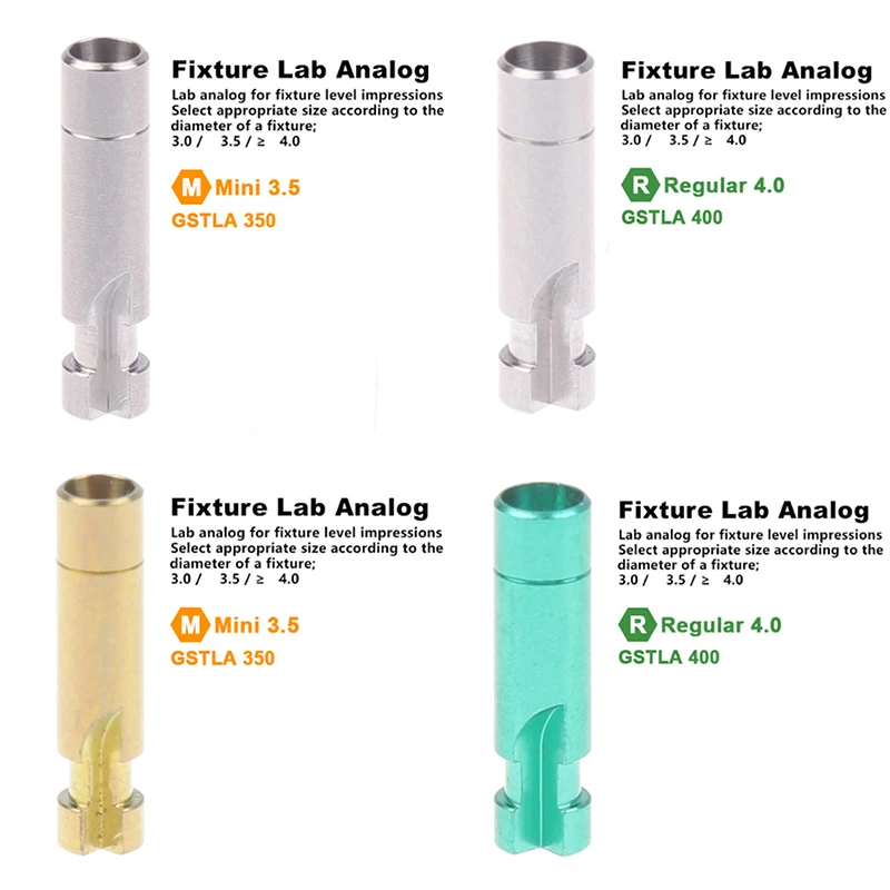 Dental Lab Implant Analog Plaster Mini Regural Oral Care Accessories Compatible With Osstem Hiossen
