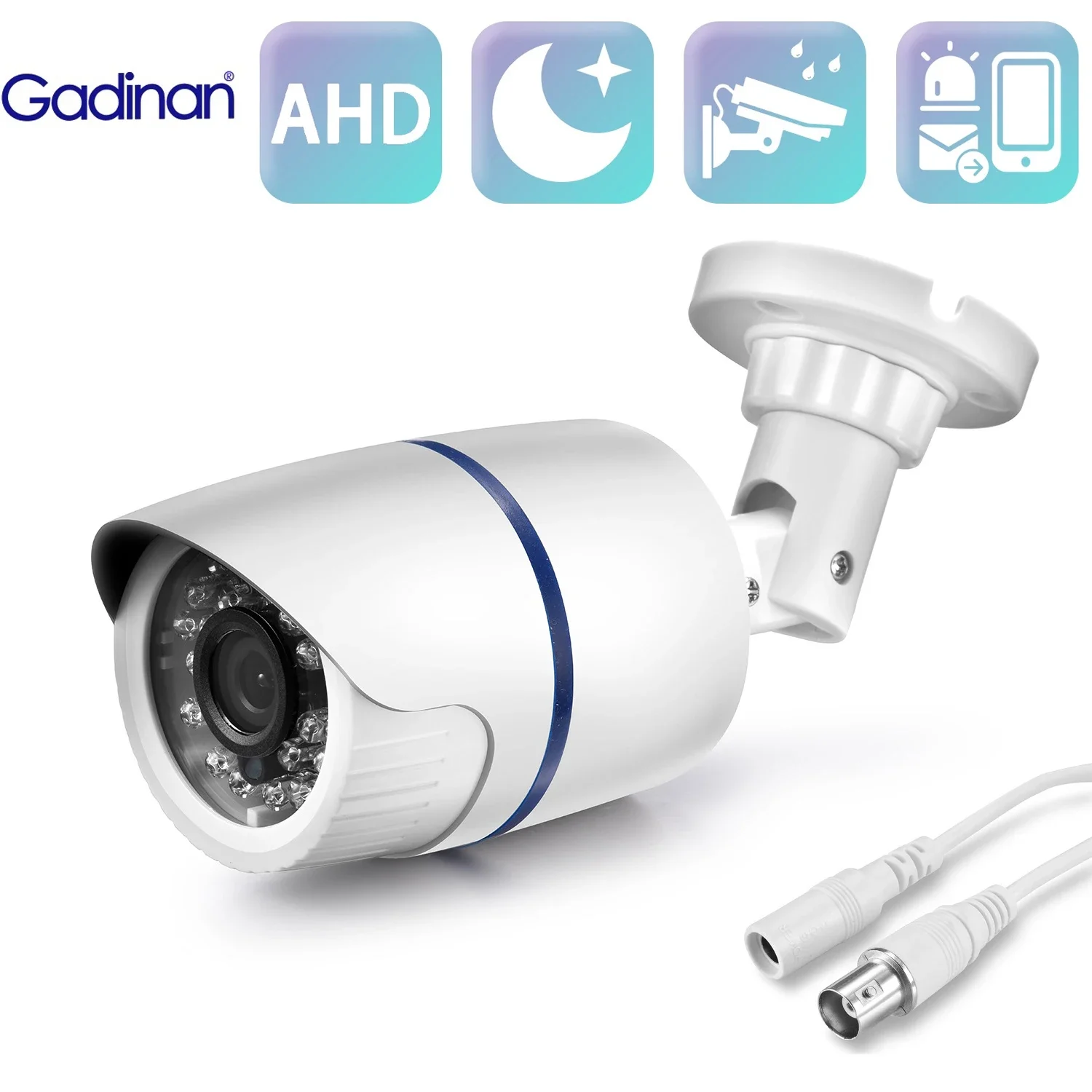 Камера высокой четкости AHD 720P 1080P 5MP для домашнего видеонаблюдения с ИК-подсветкой и ночным видением