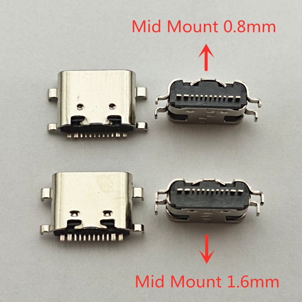 10-100 шт., интерфейсы USB Type-C, 16P, 1,6 мм