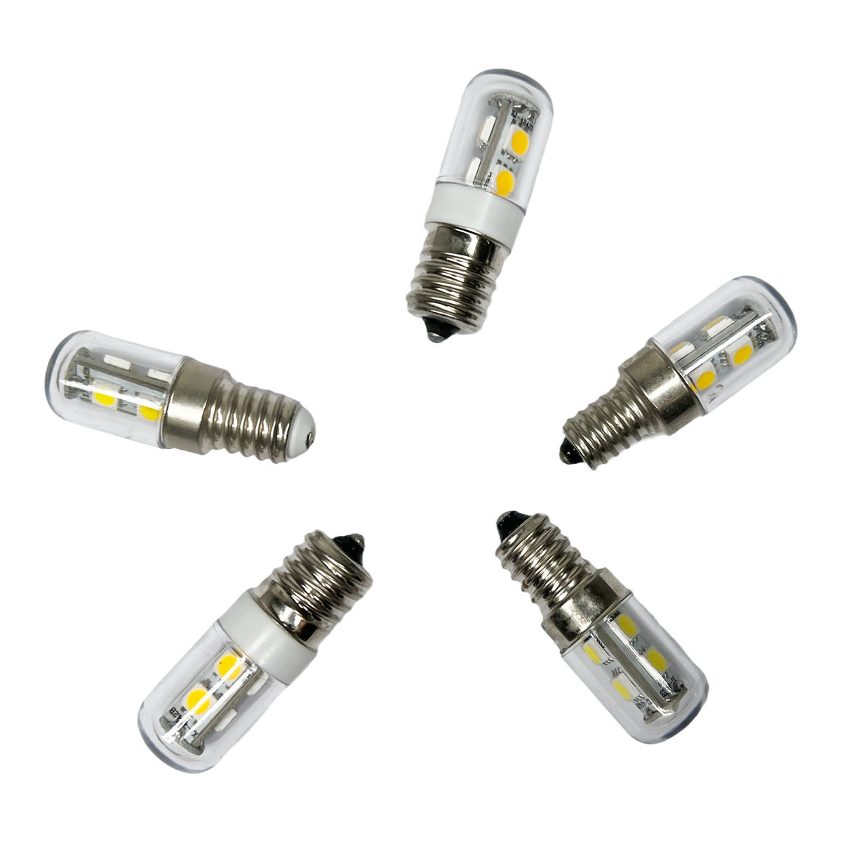 Mini E14 E12 E17 LED Mais Glühbirne AC 110 V 220 V 5050 SMD 1 W Lampen Für Kühlschrank Dunstabzugshaube Nähmaschine Kühlschrank