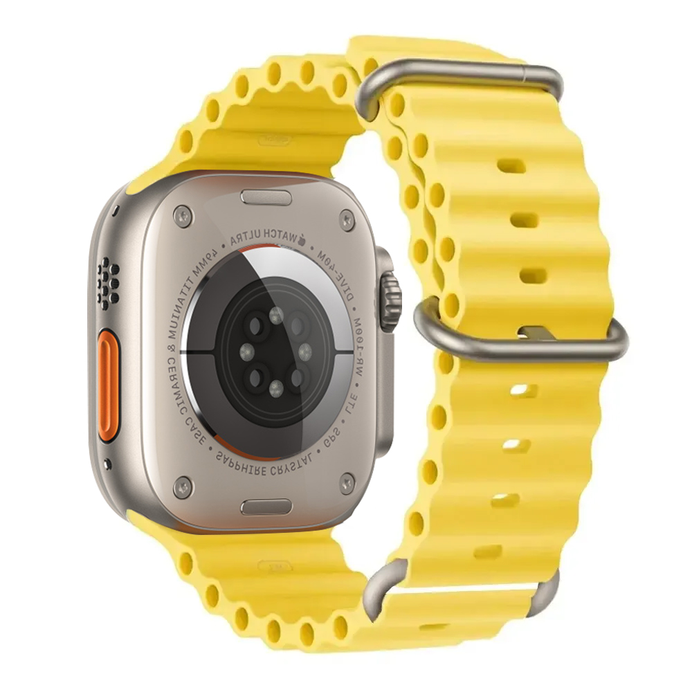 Ремешки для Apple Watch Band 44 мм, 40 мм, 45 мм, 49 мм, 41 мм, 42 мм, 38 мм, 46 мм, океанский браслет correa iWatch series 7 6 3 se 8 Ultra 2 9 10