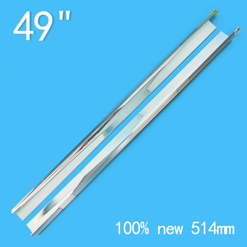 ใหม่2ชิ้น/ล็อตสำหรับ49 "LCDTV V6LF_490SFA_LED31 V6LF_490DKA_LED31 V6LF_490SFB_LED31 V6LF_490DKB_LED31บานเกล็ด49 160616 R L UE49K5100