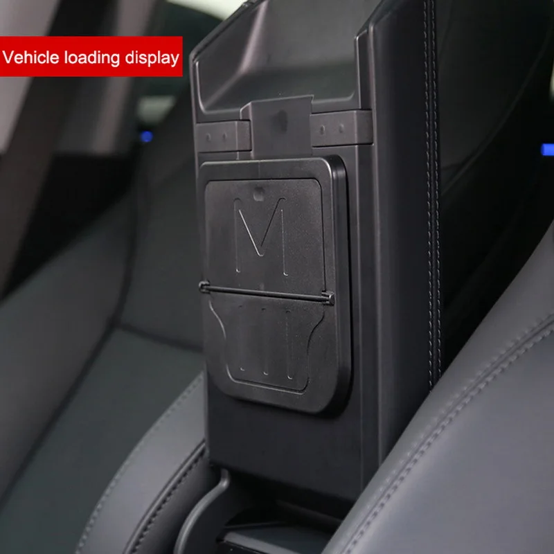 Für Neue Tesla Modell 3 + Highland 2024 Versteckte Lagerung Box Drücken Armlehne Box Verstauen Aufräumen Privatsphäre Lagerung Innen Zubehör