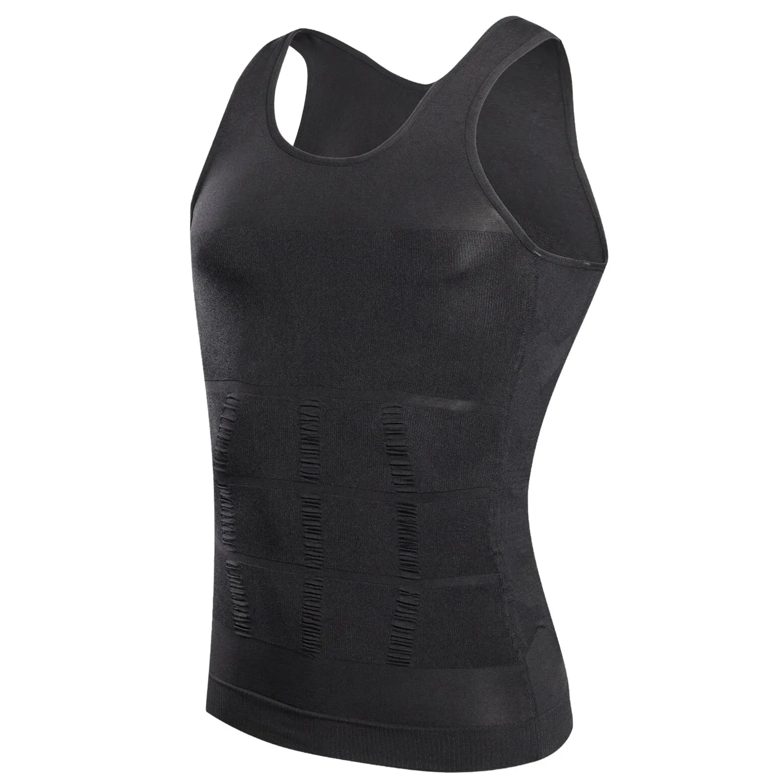 Ybfdo masculino corpo shaper emagrecimento colete de compressão undershirt sem costura cintura trainer tanque superior controle barriga perda de peso shapewear