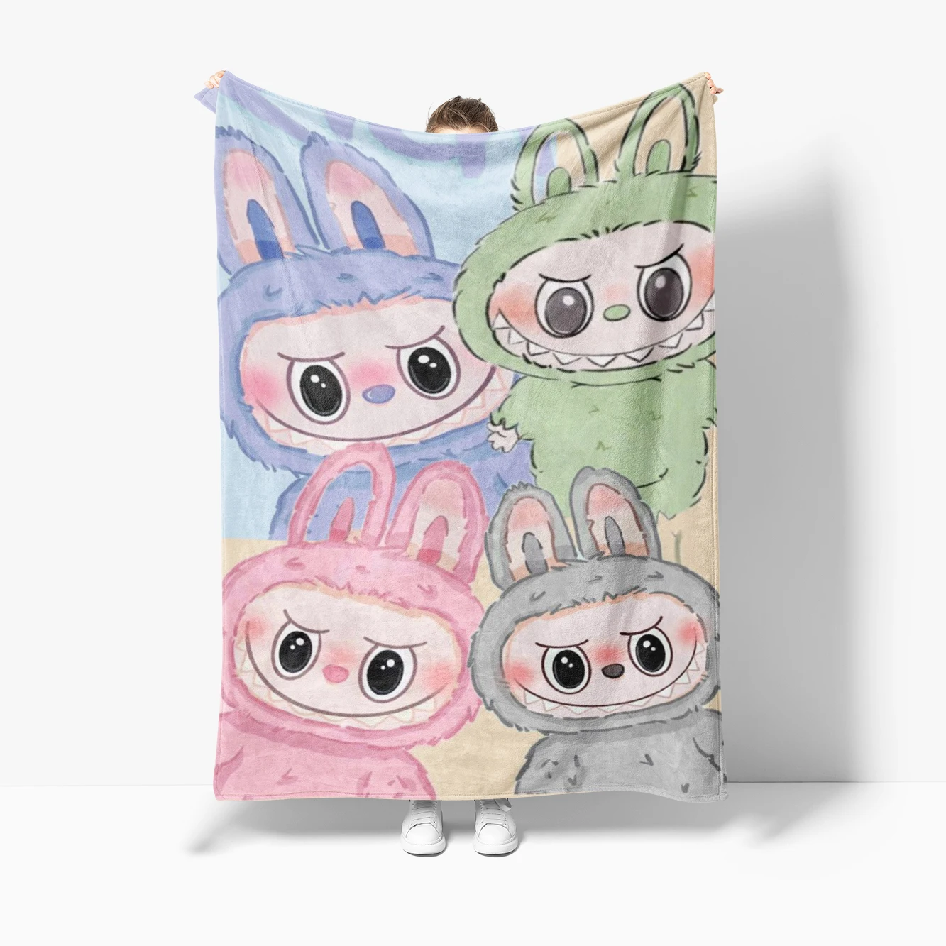 Manta de franela estampada, sofá, dormitorio, cama, hogar, oficina, manta para siesta, coche, viajes, Camping, mantas de picnic, manta suave para decoración de dormitorio