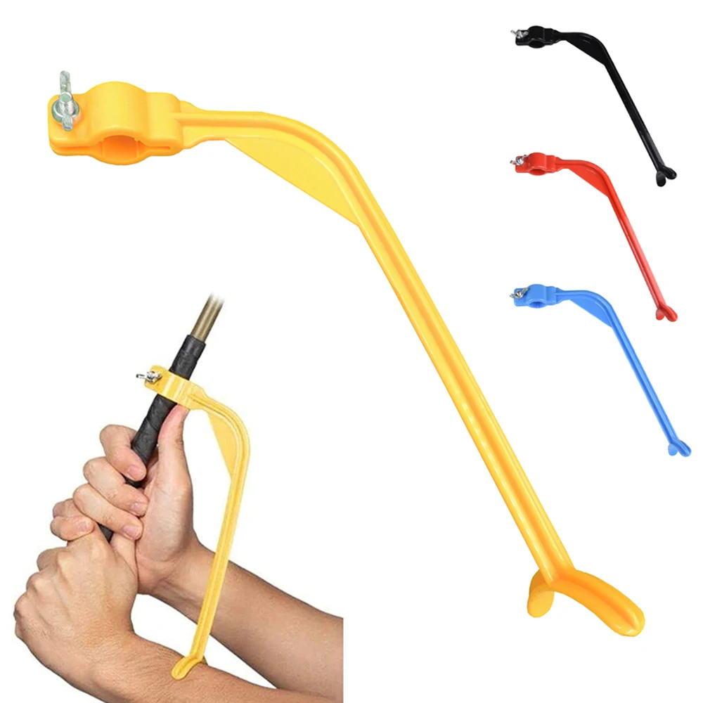 1Pc Golf Swing Trainer Principiante Swing Trainer Allineamento dei gesti Aiuti alla formazione Guida pratica corretta e pratica Forniture per il golf