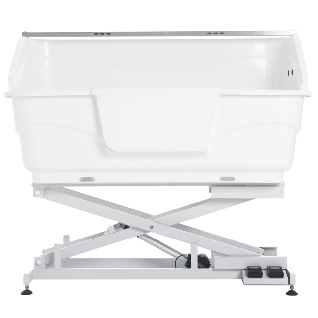 Bañera eléctrica de fibra de vidrio para perros