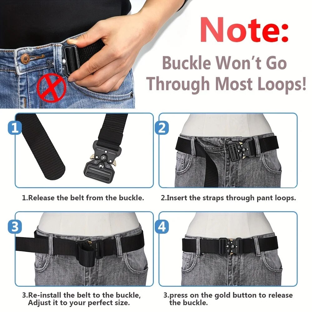 Men's Belt Outdoor Multi Function Compass Belt High Quality Canvas For Nylon Male Luxury Belts Women's Sports Jeans Neutral Belt