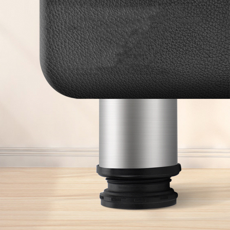 1 Uds. Pie de gabinete ajustable de acero inoxidable, pie de gabinete de tubo redondo, pie de sofá, muebles, pie de mesa, pie de soporte