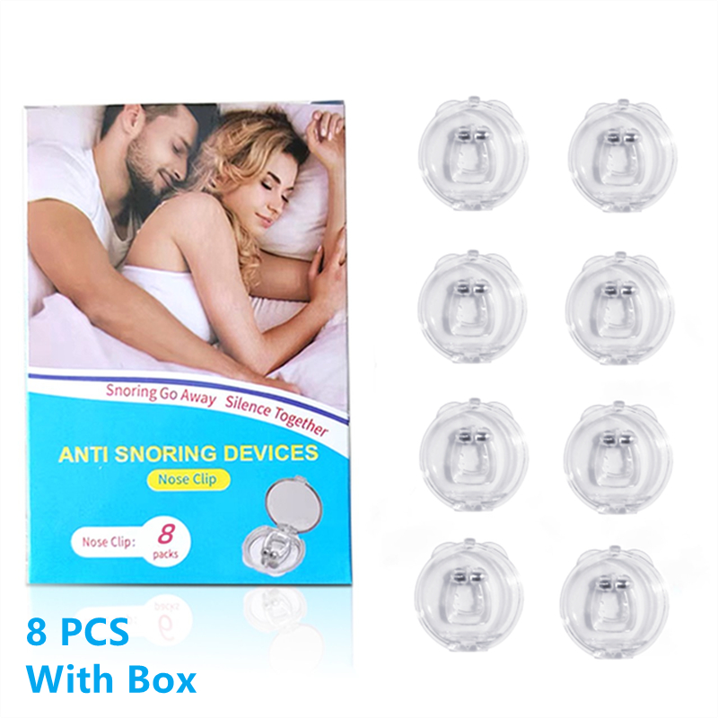 Magnetic Anti Snoring Corrector Stop Snoring Nose Clip Men Women Snore Prevention Gadget Aid Improve Sleeping Anti Snore Device