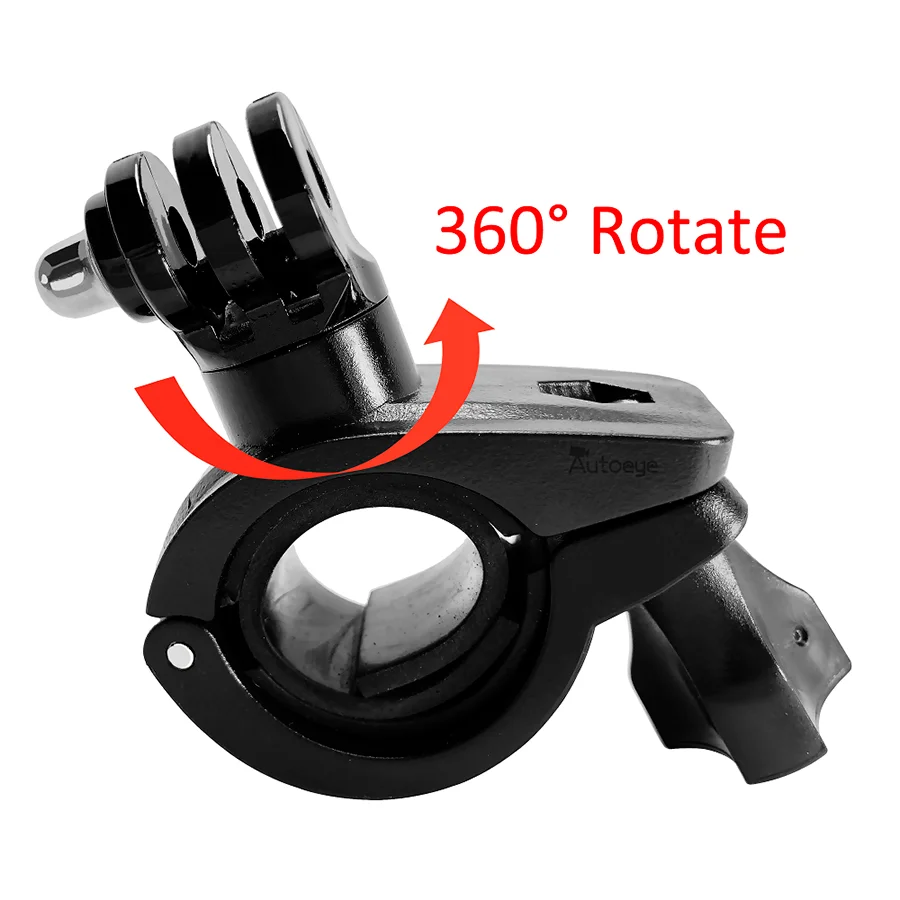 Soporte para manillar de bicicleta y motocicleta, rotación de 360 grados, para Gopro Hero11 10 9, 8, 7, 6, 5, 4, accesorios de cámara SJCAM