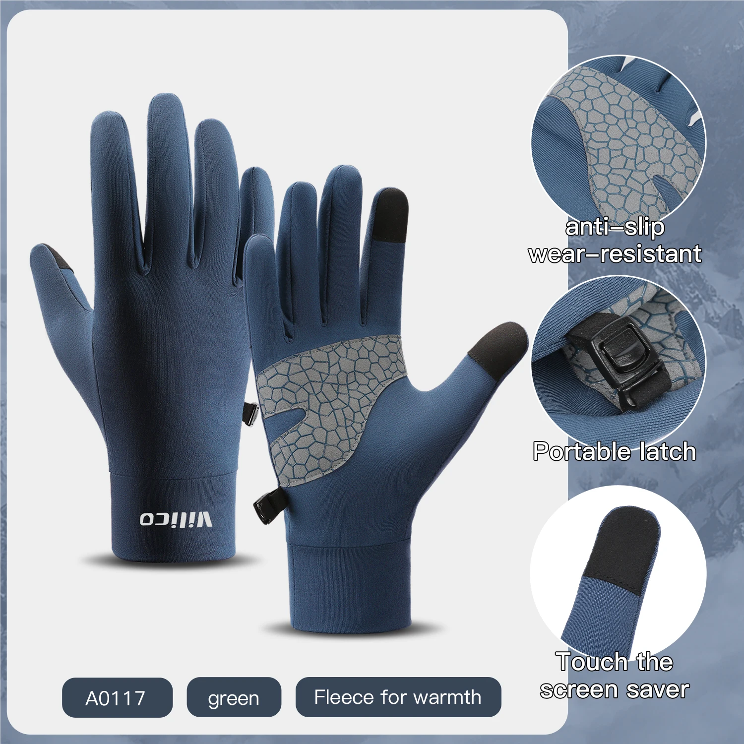 Parent niño Otoño e Invierno deportes para niños correr ciclismo pantalla táctil guantes cálidos con forro polar Anti frío guantes de ciclismo