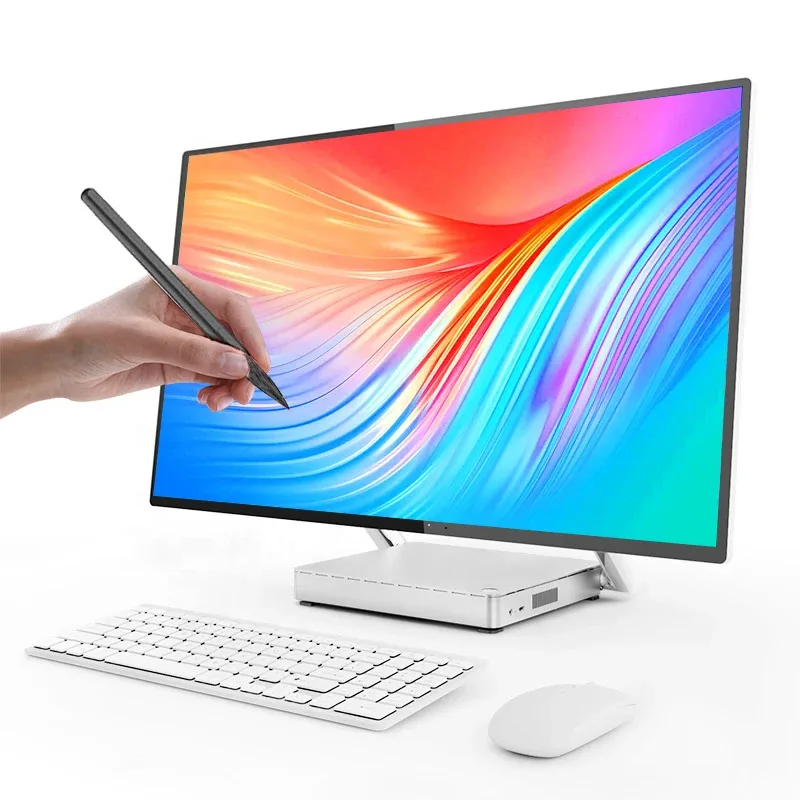32" 27'' All In One Pc Core I7 I5 I3 8gb Ram 256gb Ssd 500gb Hdd 1920*1080p Hd Led Screen Monoblock Computer