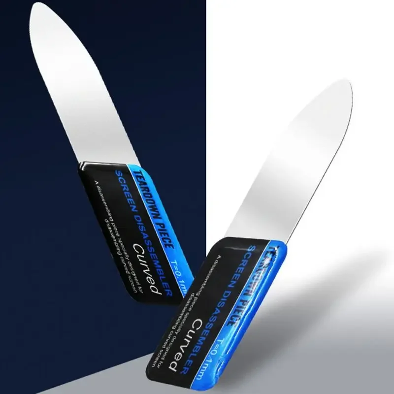 Herramientas de tarjeta de palanca de apertura Spudger de pantalla LCD curvada de acero inoxidable para teléfono móvil herramientas de desmontaje de teléfono móvil flexibles ultrafinos