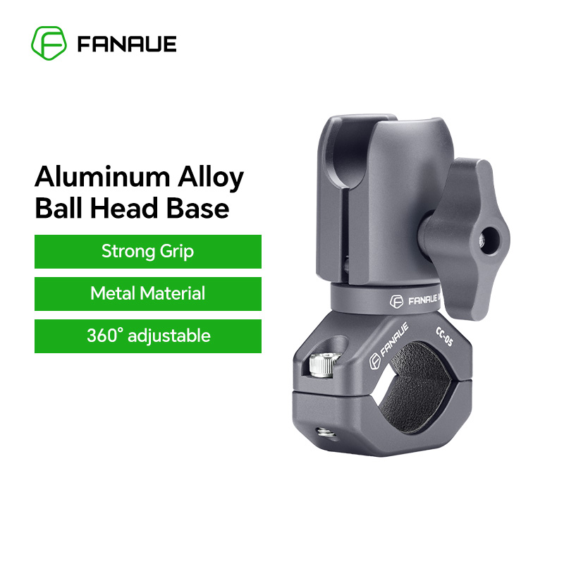 Fanaue motocicleta suporte do telefone móvel extensão guiador aro bola cabeça base câmera esportiva desmontagem rápida anti-roubo
