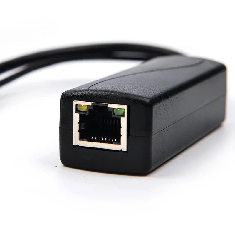 Hkbtm 48v a 12v conectores poe adaptador cabo divisor injetor fonte de alimentação para huawei para hikvision 2022 novo
