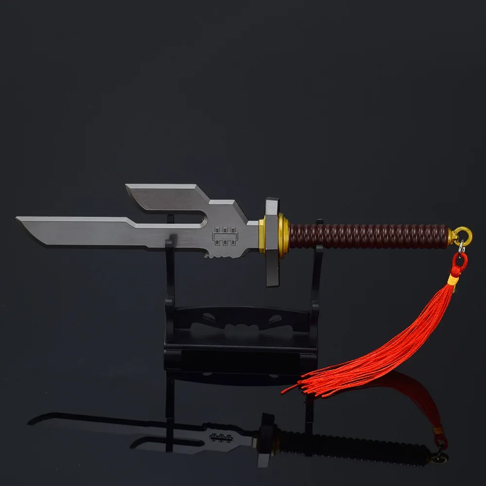 21cm Jujutsu Kaisen Weapon Fushiguro Toji Inverted Spear of Heaven Metal Model Keychain  Peripherals Action Figures Gift Toys