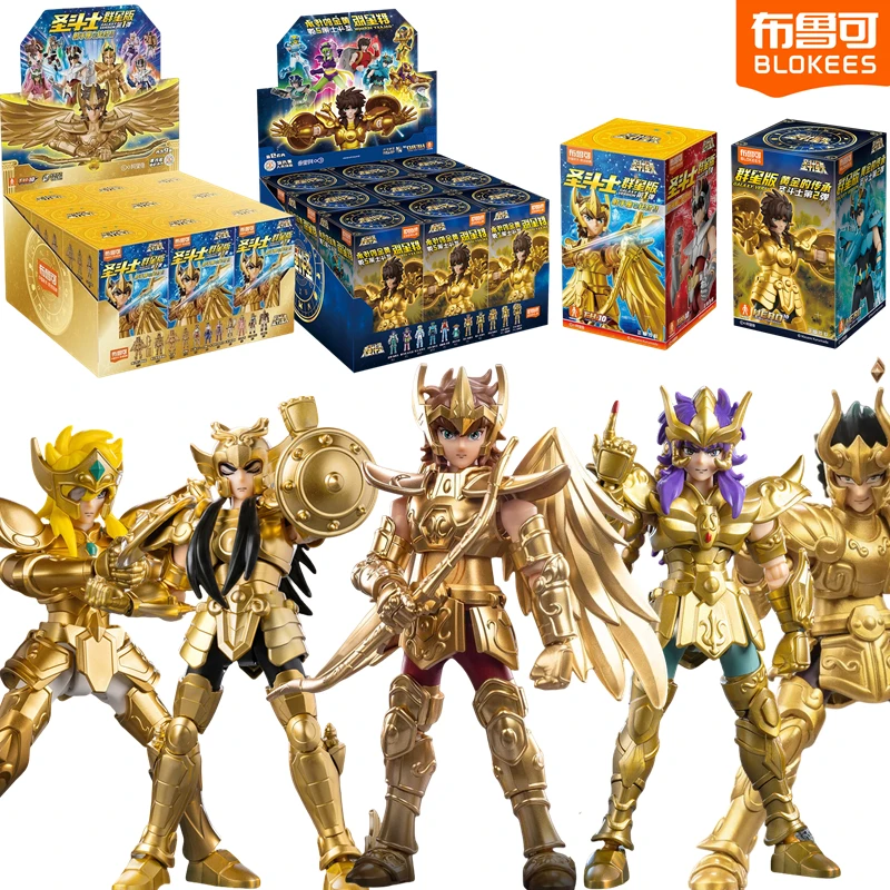 BLOKEES Original Saint Seiya V02 GALAXY VERSION V01 Dohko Libra Wassermann Ophiuchus Nachi Draco Seiya Spielzeug Action Figur Geschenk