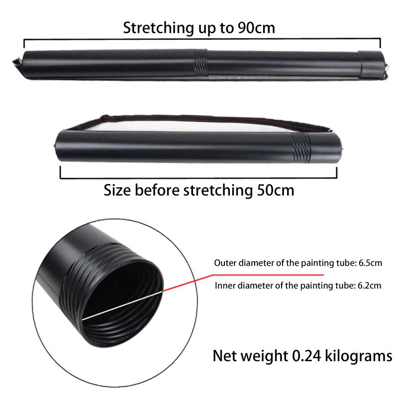 1pc Telescoping Art Transport Tube For Document Art Drawing Artwork Telescoping Art Painting Traveling Tube Storage Holder