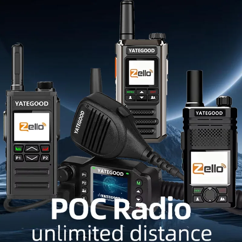 YATEGOOD G288 Zello POC wireless remote control walkie talkie SIMcard 4G 3G Android Bluetooth mobile phone PTT Wifi GPS global 8